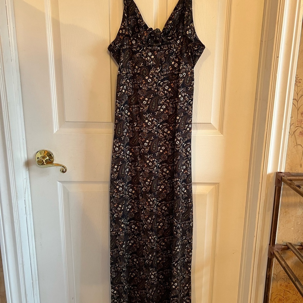 NWT Eclipse Floral Cutout Dress with Spaghetti Straps - Picture 3 of 5